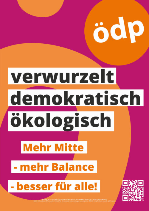 ÖDP-Plakat