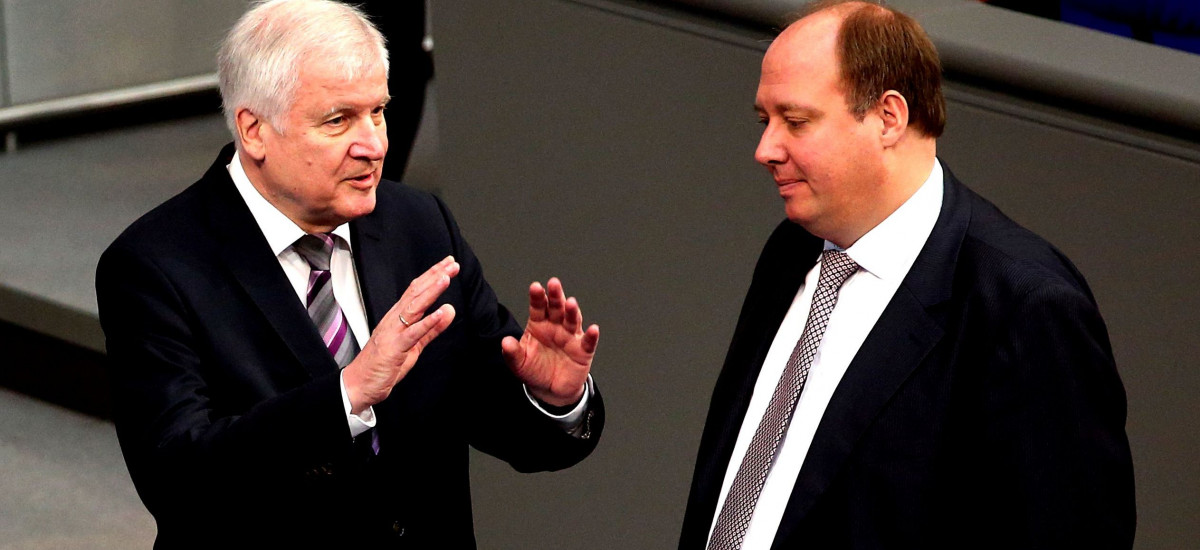 Horst Seehofer und Helge Braun