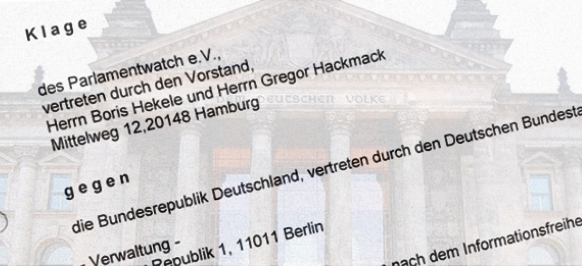 Bundestag Beauftragt Grosskanzlei Um Unsere Klage Abzuwehren Abgeordnetenwatch De
