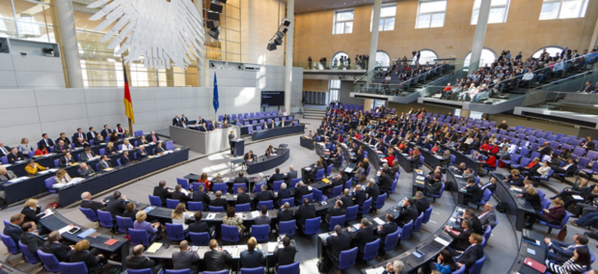 Foto Plenardebatte im Bundestag 
