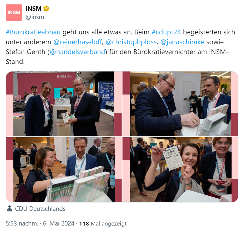 INSM-Stand beim CDU-Parteitag 2024