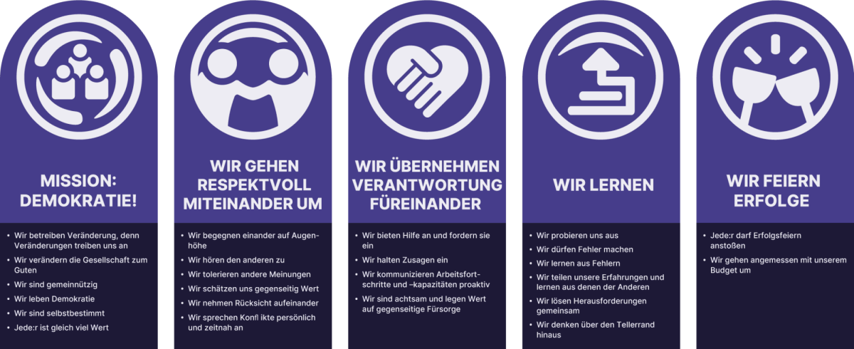 Die Teamwerte von abgeordnetenwatch