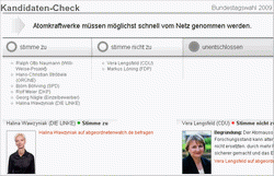 Screenshot Kandidaten-Check