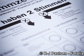 © HJ Paulsen/Fotolia Wahlzettel