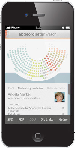 Entwurf Handyapp