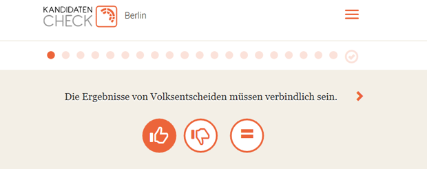 Symbolfoto Kandidaten-Check Berlin