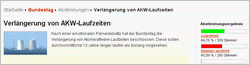 Screenshot Abstimmung