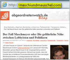 Screenshot Maschmeyer-Blogartikel