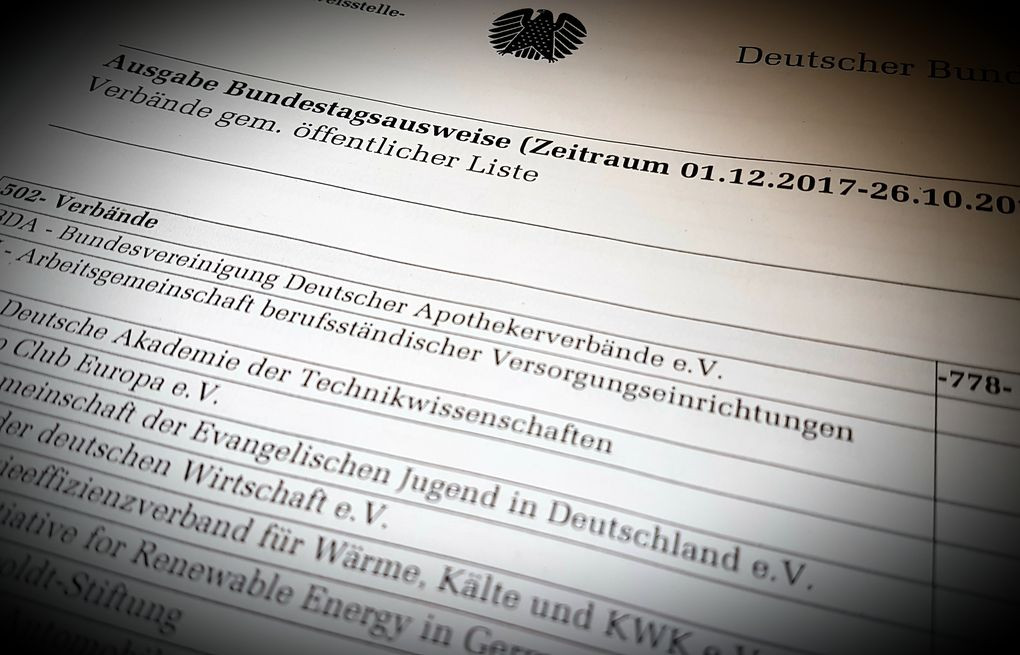 Neue Hausausweisliste Diese Lobbyisten Konnen Jederzeit In Den