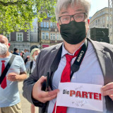 Carsten Michael Majewski In Dortmund beim Wahlkampfauftakt