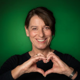 Katja Rosenbohm Foto mit Portrait von Katja Rosenbohm