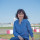 Porträt von Aferdita Suka auf dem Tempelhofer Feld 