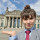 Rosanna Martens Portrait von Kanzlerinkandidatin Martens vor dem Deutschen Bundestag