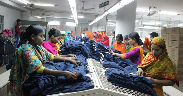 Apparel-Fabrik in Dhaka, Bangladesch