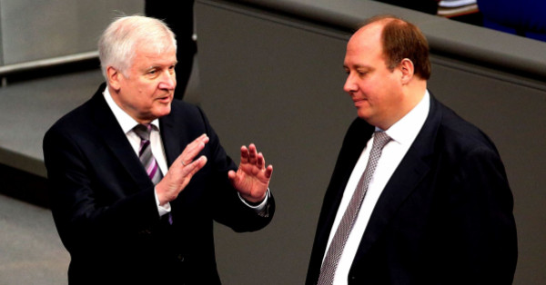 Horst Seehofer und Helge Braun