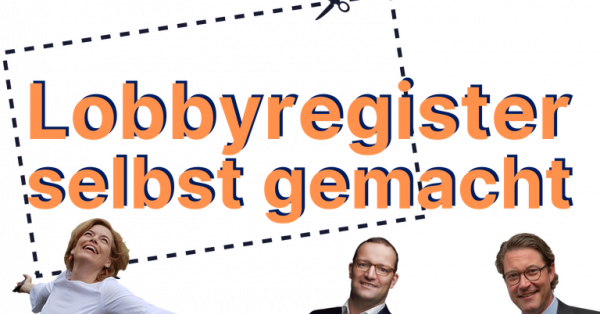 Lobbyregister selbstgemacht