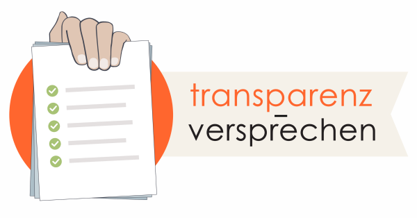 Teaser Transparenz-Versprechen