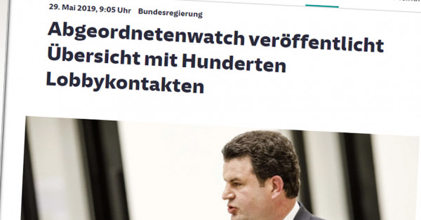 Symbolbild Ausschreibung abgeordnetenwatch.de Investigative Recherche