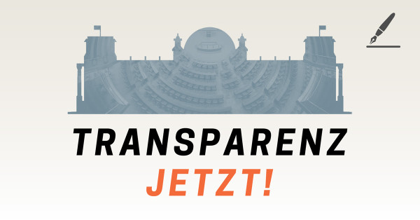 Volle Lobbytransparenz jetzt