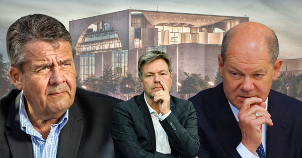 Sigmar Gabriel, Robert Habeck, Olaf Scholz