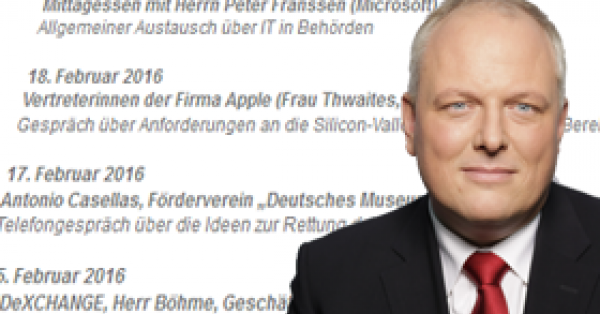 Screenshot Lobbykalender Ulrich Kelber (SPD)