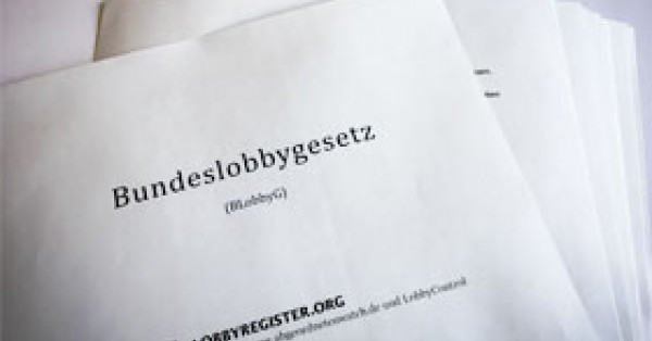 Gesetzentwurf für ein Lobbyregister (Bundeslobbygesetz)