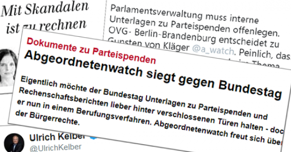 Collage: Reaktionen auf Parteispenden-Urteil
