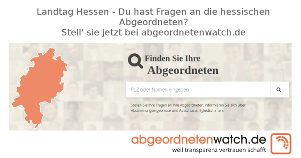 Hessischer Landtag auf abgeordnetenwatch.de