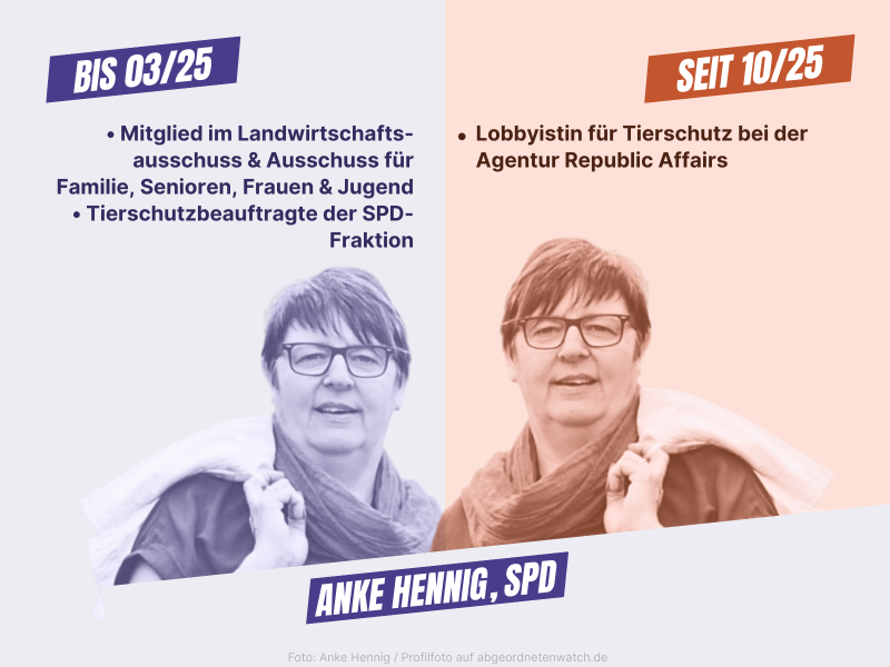 Seitenwechslerin Anke Hennig