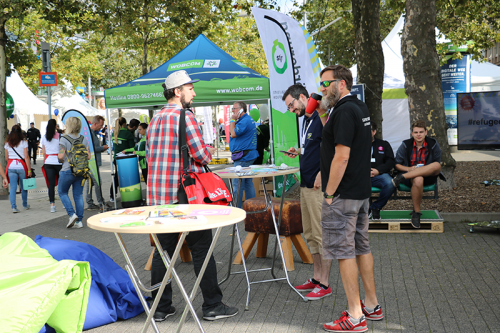 Am Stand des Stadtjugendring