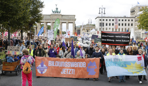 Berliner Demo beim bundedesweiten Bildungsprotest am 23.09.23