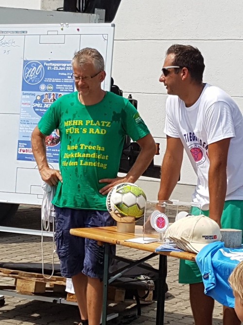 Tolle Ehrenamsarbeit vom Fußballverein.