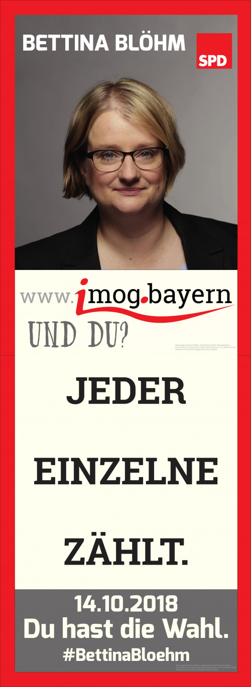 Wahlplakat "Jeder Einzelne"