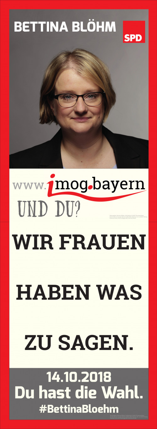 Wahlplakat "Wir Frauen"