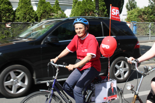 Ute Finckh-Krämer ADFC-Fahrradsternfahrt