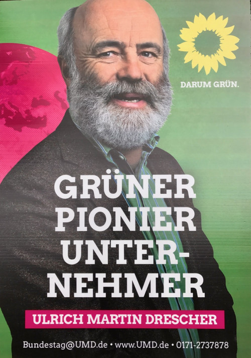 Grüner Pionier Unternehmer