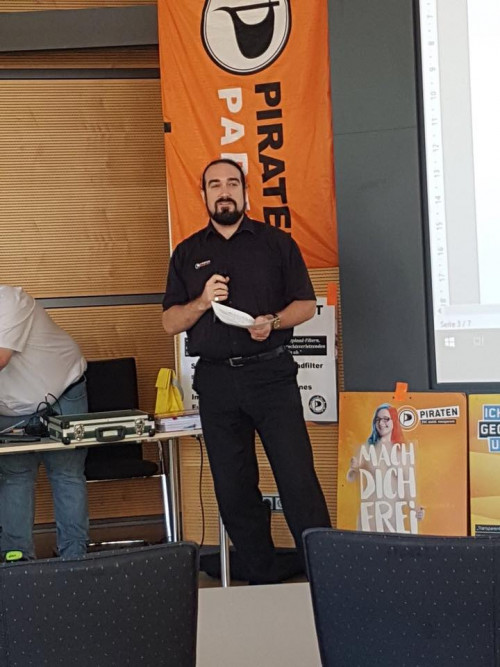 Besuch auf dem Landesparteitag der rheinland-pfälzischen Piraten Ende Juni 2018