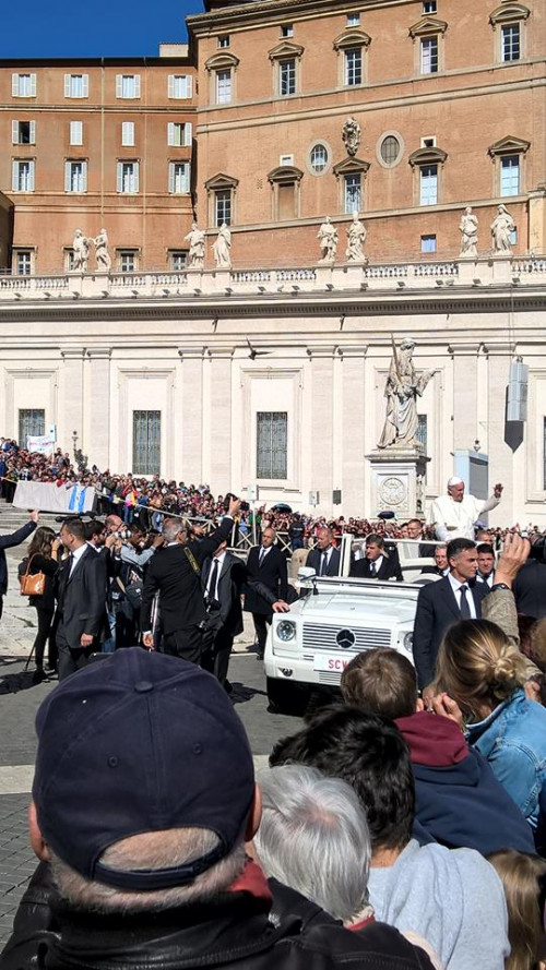 Oktober 2016 auf dem Petersplatz Papst Franziskus