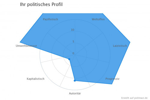 Mein politisches Profil laut politnavi.de