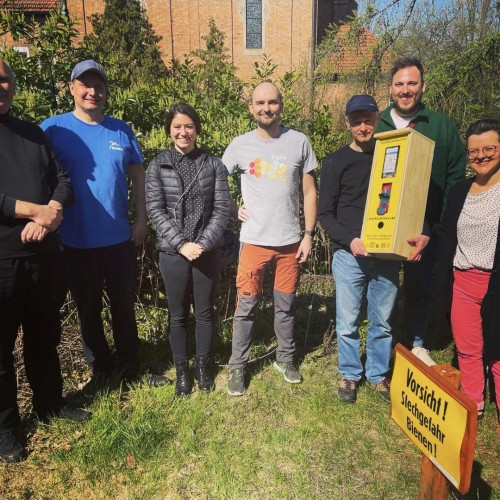 Einweihung des Bienenlehrgartens in Karlshorst mit der Initiative Naturschutz Karlshorst