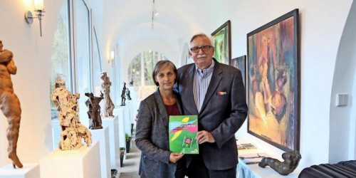 Ulrike und Stefan Behrens in der Villa am See Premnitz (Foto: B. Geske)