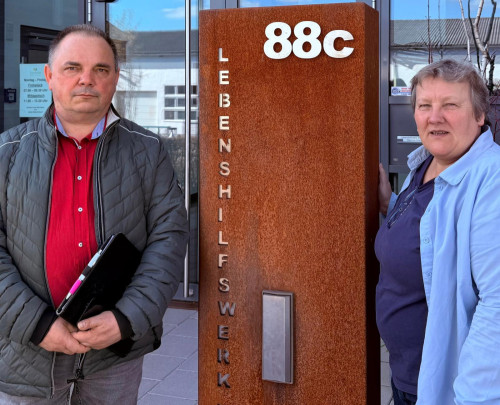 Gemeinsam Unterwegs, Anke Stegemann und Torsten Behnke beim Lebenshilfswerk in Waren/Müritz