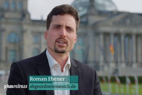 Roman Ebener von abgeordnetenwatch.de zum Lobbyregister im ARD-Magazin Plusminus