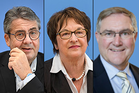 Ex-Minister Gabriel, Zypries, Jung