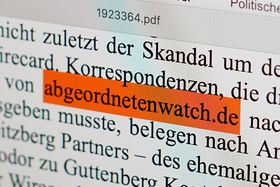 Erwähnung von abgeordnetenwatch.de in Bundestagsdrucksache Erwähnung von abgeordnetenwatch.de in Bundestagsdrucksache