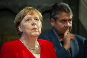 Kanzlerin Angela Merkel, Sigmar Gabriel