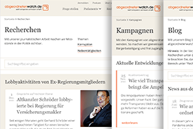 Neue Rubriken auf abgeordnetenwatch.de