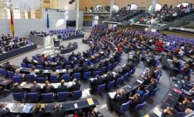 Foto Plenarsaal Deutscher Bundestag