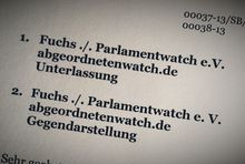 Foto Anwaltsschreiben