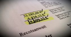 Kopie Anwaltsrechnung